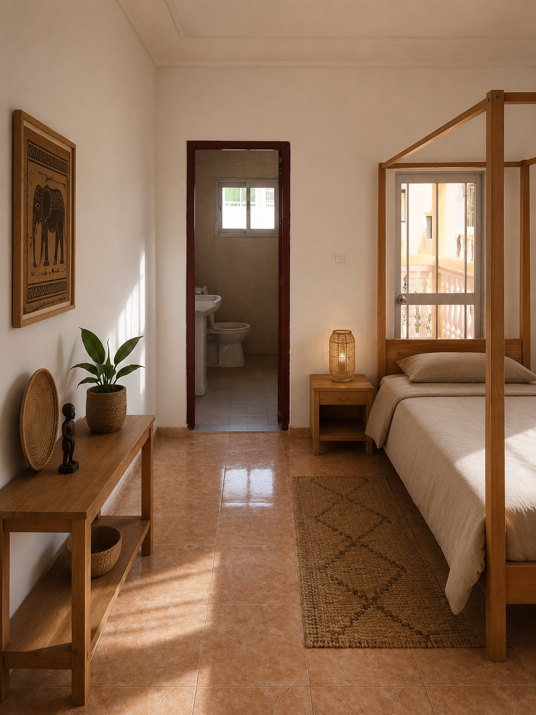 Comfortabele Moderne 1-Persoons kamer (Begane Grond)